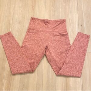 Balance Collection pink heather leggings small full length